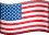 An icon showing the US flag which displays an updated pledge of allegiance.